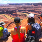 Overlooking canyons at Dead Horse Point State Park