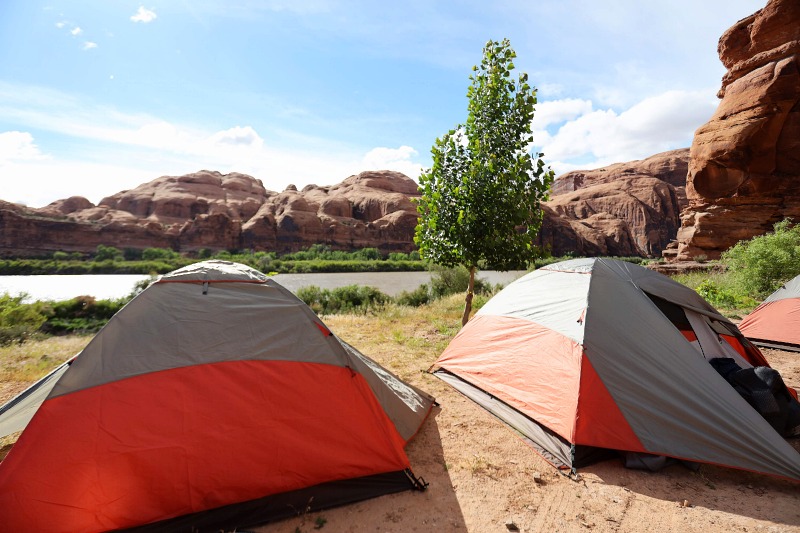 camping in moab