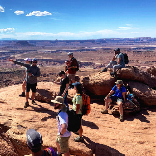 Guide Pointing Canyonlands 8