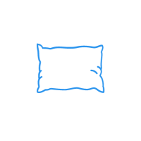 blue pillow icon