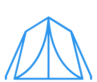 line tent icon