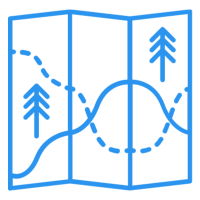 pine tree map icon