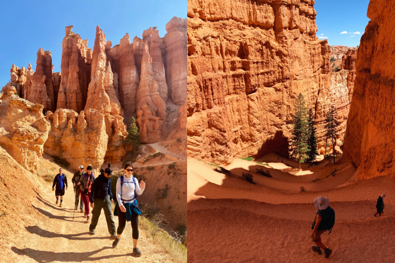 Bryce hiking