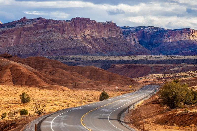 Capitol reef winter